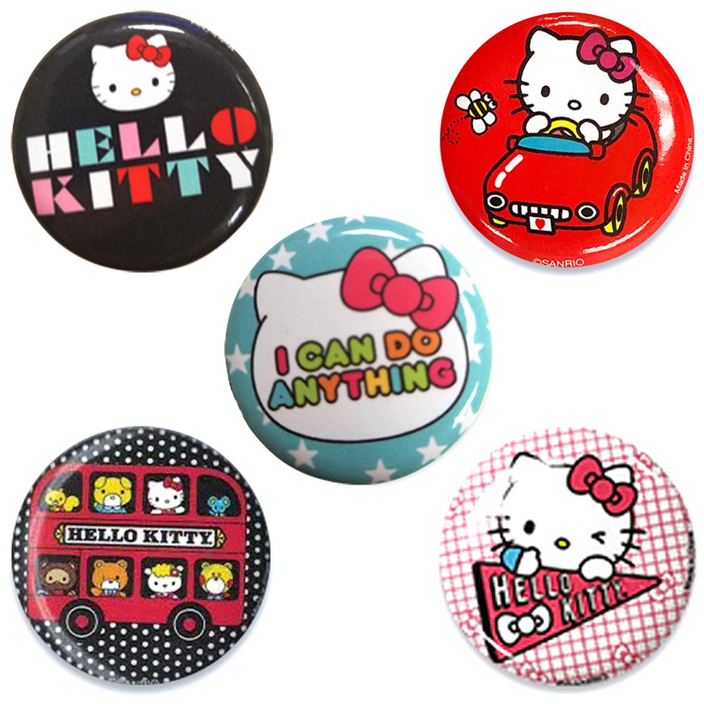 Hello Kitty 1.25 Button Pin